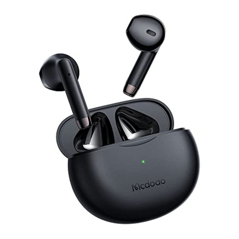 mcdodo TWS Earbuds Lite HP-8031 | Black Earphones with Wireless Charging Function, Plastic Material
