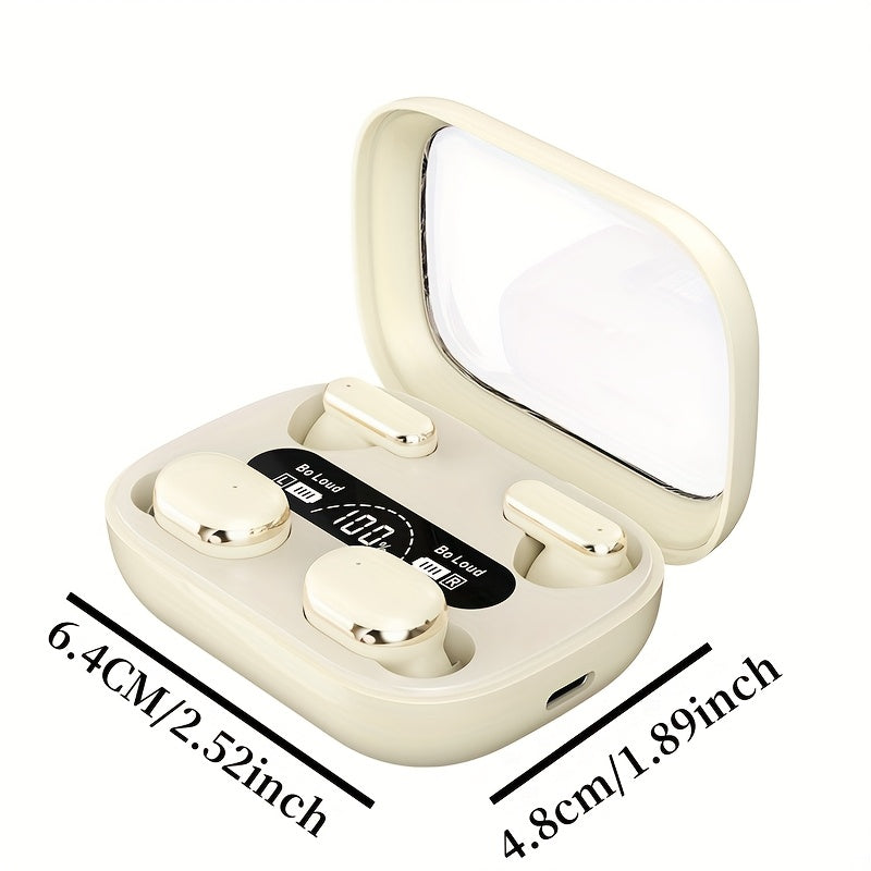 2025 New Design True Wireless In-Ear Couple Fashion Double Headphones Mini Couple Music Game HIFI Bass Stereo Headphones for Headphones Smart Headphones Halloween Gifts