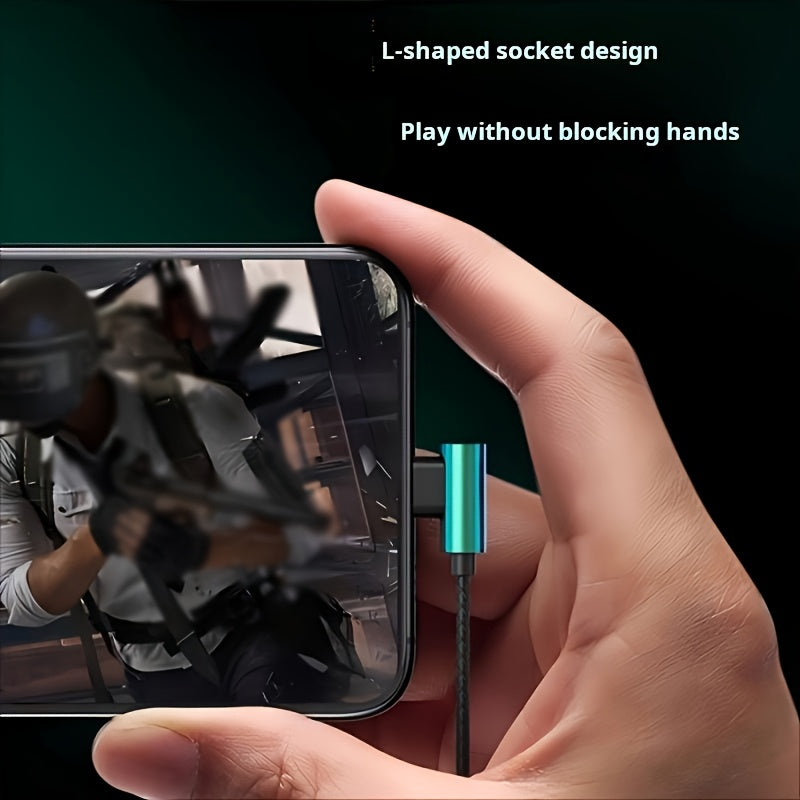 In-Ear Wired Headphones, Music Headphones, Gaming Wired Headphones, Low Latency, Inline Control with Microphone, High-Definition Calls, Compatible with 3.5Mm Round Jack And Type-C Flat Port, Suitable for Most Smartphones