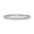 Luxury Mossan Diamond S925 Silver Tennis Bracelet