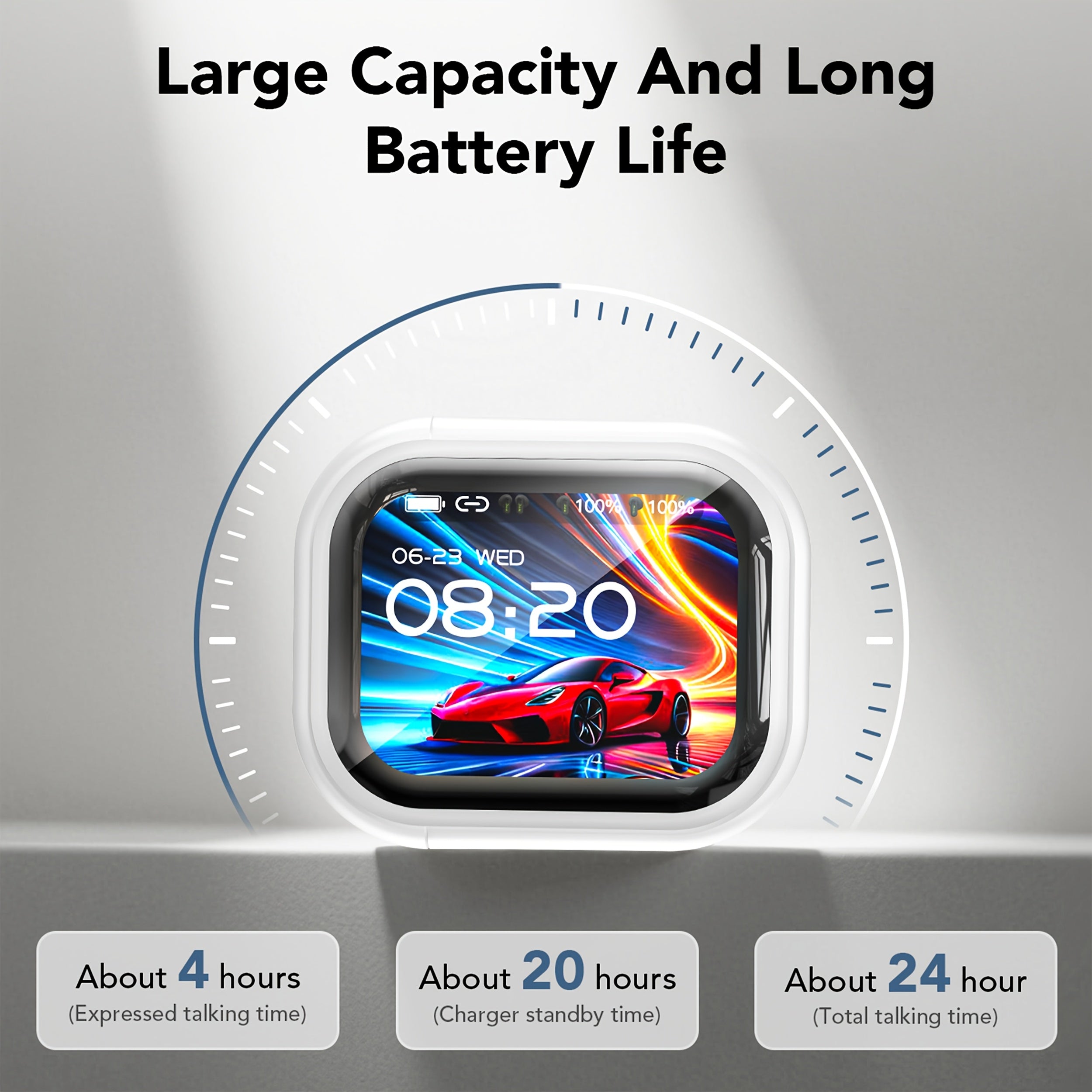 1 X 2026 Model AI Real-Time Translation Smart Earbuds, Bidirectional Translation Earphones, Portable Translation Earbuds Compatible with IOS and Android Systems for Music and Calls, Wireless V6.0 Low Latency, Active Noise Can