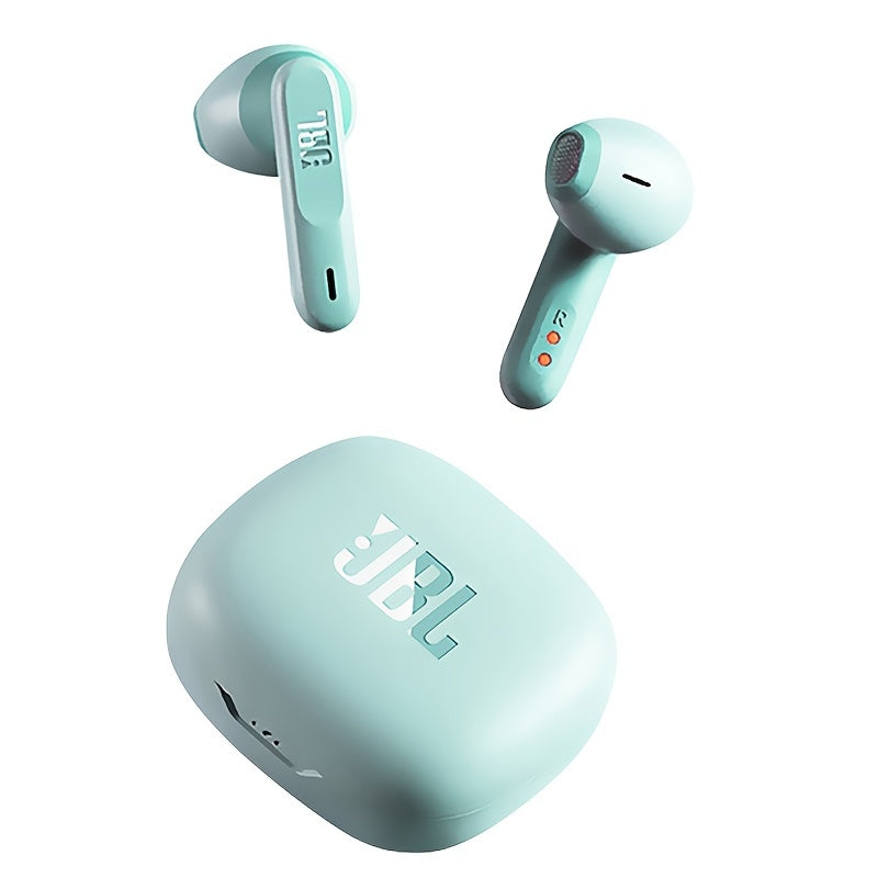 JBL WAVE FLEX True Wireless Earphones Semi-In-Ear Music Calling Noise Reduction Sports High-Quality Earphones, Comfortable Earphones, Built-in Microphone