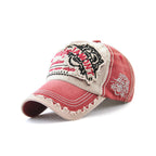 Embroidered Outdoor Leisure Tiger Head Sun Hat