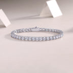 Luxury Mossan Diamond S925 Silver Tennis Bracelet