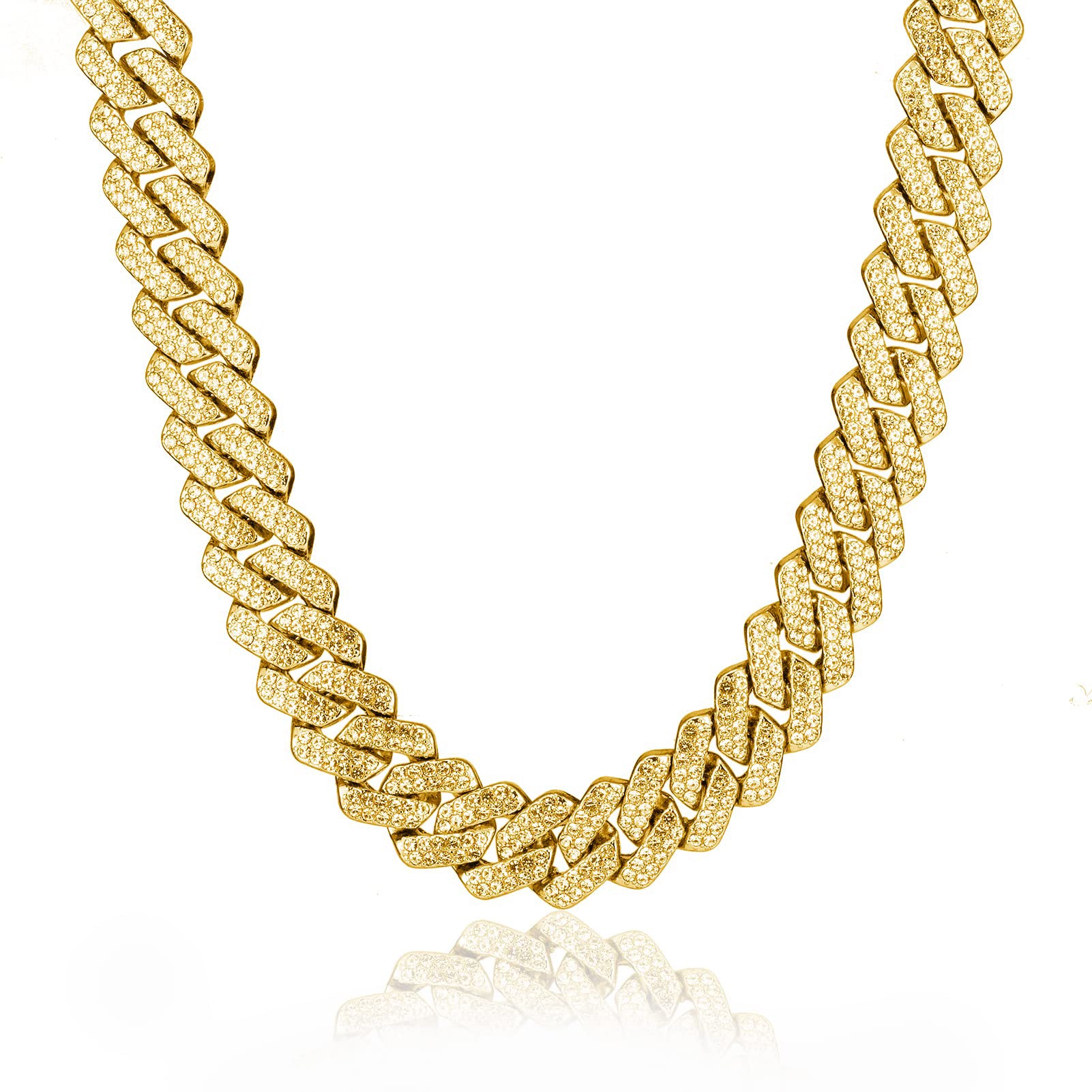 Luxury Iced-Out Cuban Link Mossan Diamond S925 Silver Bracelet