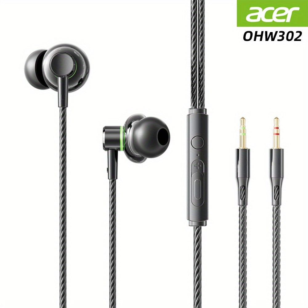 Wired In-Ear Gaming Headphones with High-Fidelity Sound, Featuring a Microphone And 7.1 Surround Sound, Suitable for Office Work, Esports, And Gaming