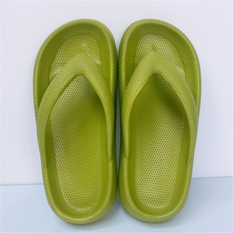 Clip Toe EVA Non-Slip Slippers Thick Bottom Bathroom Flip Flops