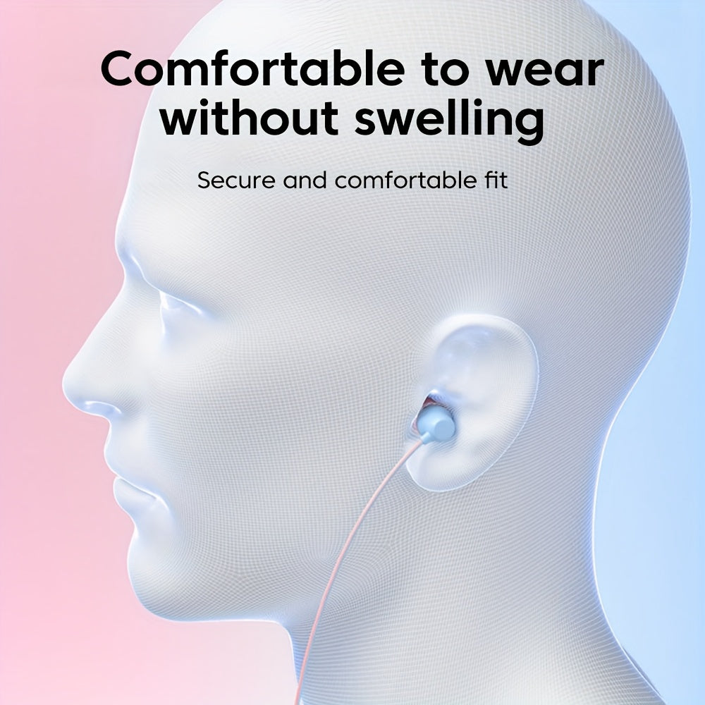 3.5mm In Ear Wired Headphones HiFi Dual Colors Earphones with Microphones Headsets for Cellphones Laptop Tablet PC Computer Earbuds