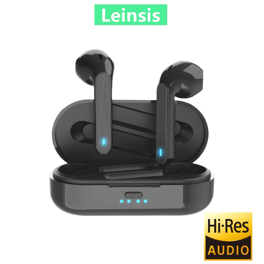 These Semi-Open Earphones Are TWS Wireless Earbuds That Offer Deep Bass Stereo Sound And Call Noise Cancellation. They Feature an Ultra-Long Battery Life, Making Them Perfect for Sports And Running