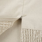 High-Waisted Linen Strapless Bandeau Dress
