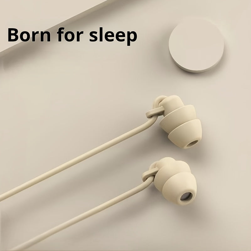 Wired In-Ear Headphones with Remote Control | Double-Layer Sound Insulation, Soft Silicone, Compatible with Most 3.5mm Jacks, Suitable for Computers, Games, Live Streaming, Karaoke, Sports, Running, Rope Skipping