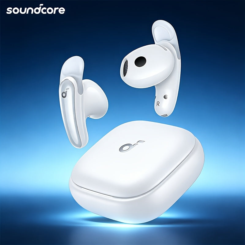 Soundcore by Anker Liberty Buds Semi-in-ear Wireless Earbuds, Deep Noise-canceling, HiFi Lossless Sound Quality, Spatial Audio, High-quality Headphones Suitable for Apple, Xiaomi, and Huawei