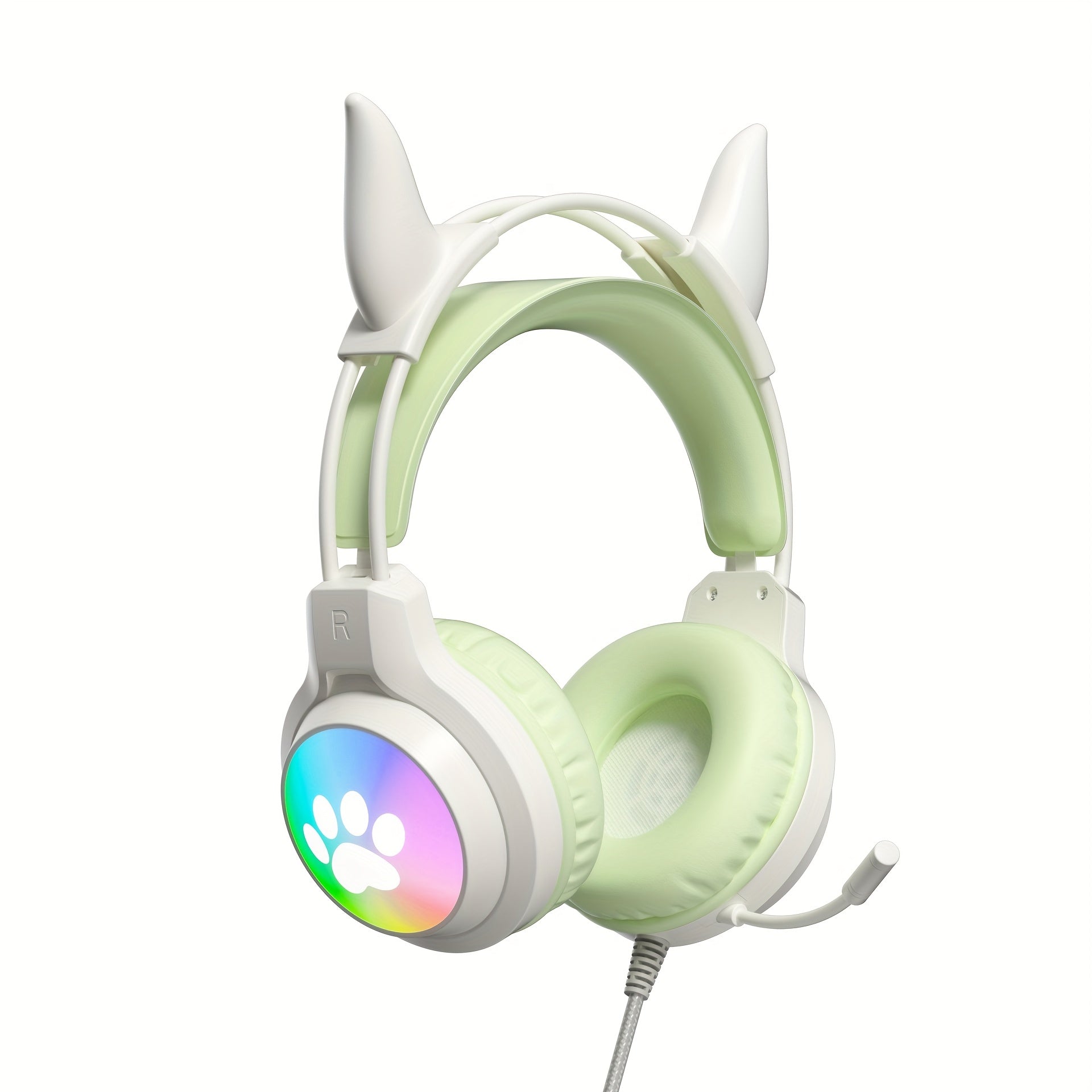 Super Adorable Gaming Headphones, a Must-Have Gift for Christmas, Ear Additions with Stunning Lighting Effects