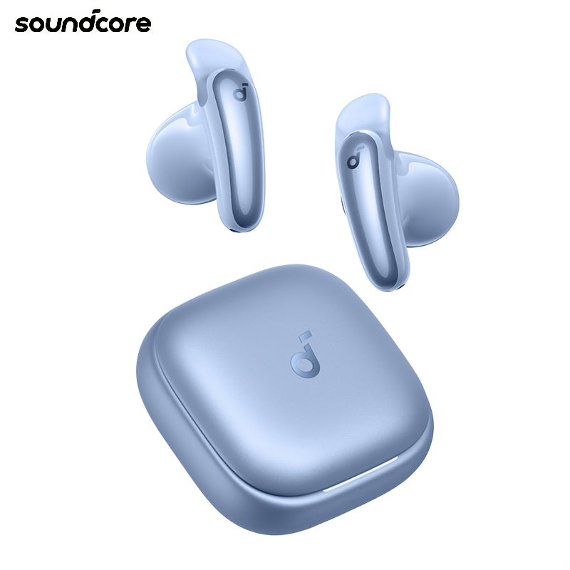 Soundcore by Anker Liberty Buds Semi-in-ear Wireless Earbuds, Deep Noise-canceling, HiFi Lossless Sound Quality, Spatial Audio, High-quality Headphones Suitable for Apple, Xiaomi, and Huawei