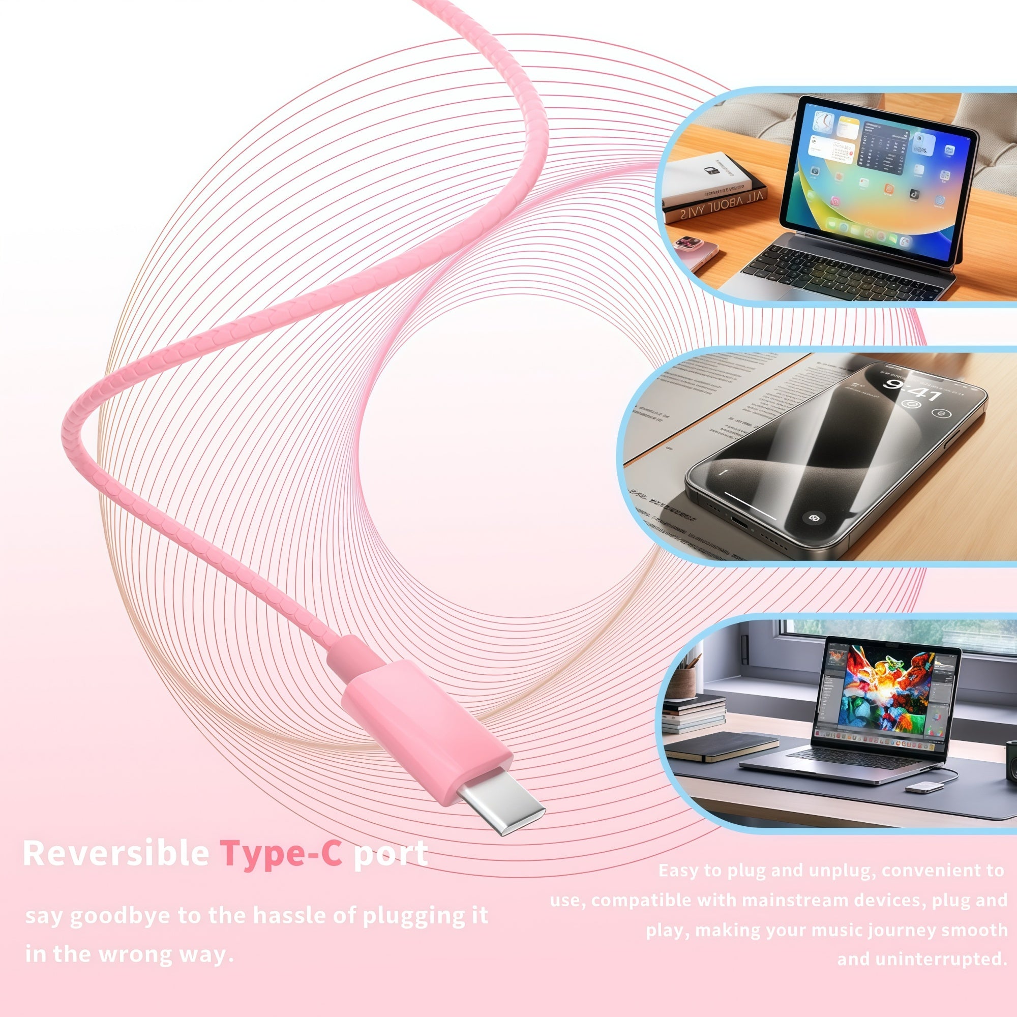 Cute Cat Claw Design Wired Headset,DIY Accessories,Built-in Microphone & Volume Adjustment,Song Adjustment,HD Sound Quality Lightweight Fun Headset, In-Ear Pink Wired Headphones HD Calling,Cute Cat Claw Shape Ideal for Birthd