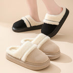 Fashion Warm Cotton Slippers with Thick Non-Slip
