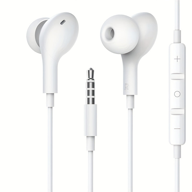 URIZONS 3.5mm Jack Wired In-Ear Magnetic Headphones with Mic - Wired Heavy Bass in Ear Earbuds High Fidelity HiFi Earphones with Mic for Sport/Gaming/Music