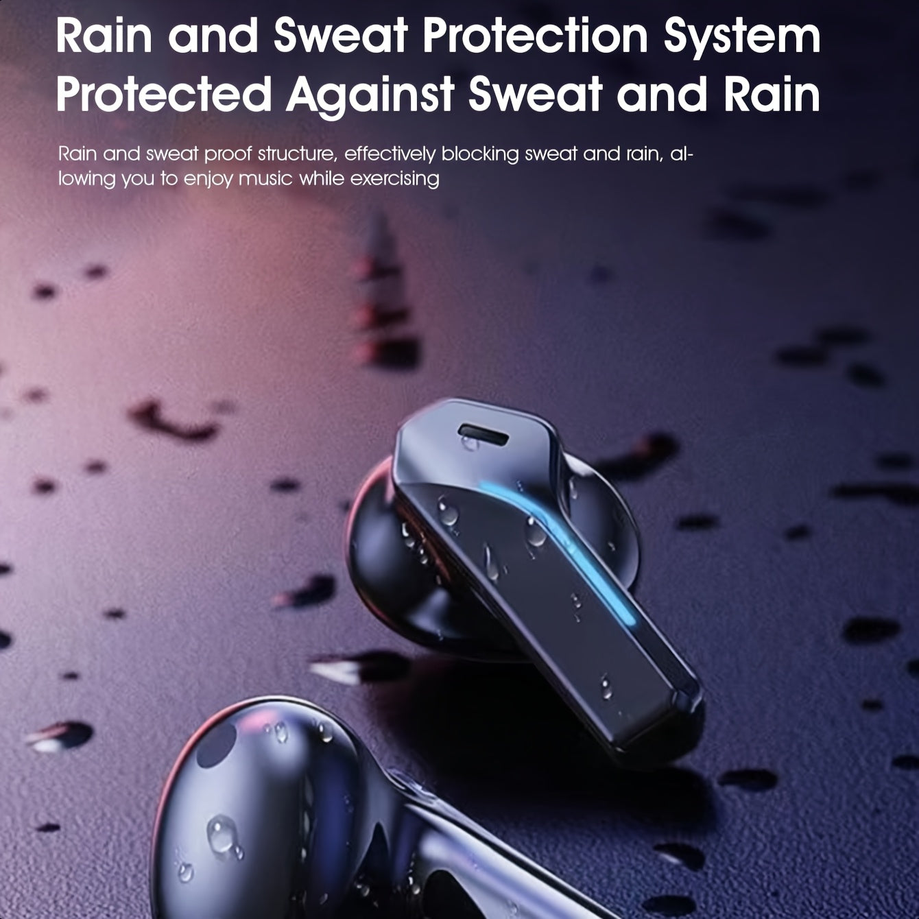 Lenovo TG101 True Wireless Earbuds, Designed for Gamers, Minimal Delay, RGB Lighting, Extended Battery Duration, High-Fidelity Audio, New Model for 2025