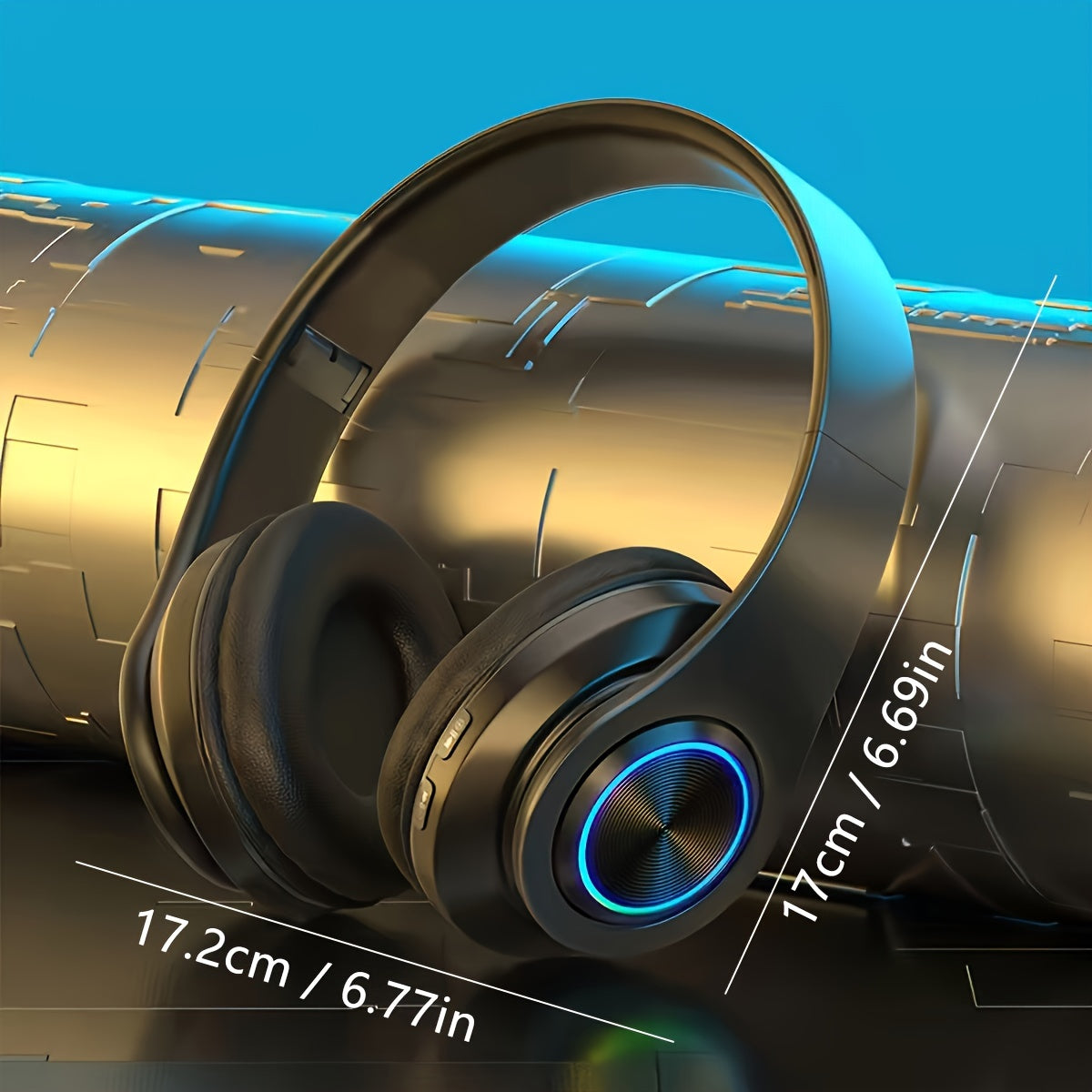 New Wireless Headphones with Stereo Sound And Noise Cancellation/ Long Battery Life/ Gaming Headphones/ Foldable Design, Perfect for Gifts, Trendy Wireless Over-Ear Headphones.