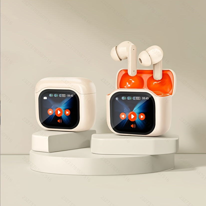 Free Translation in 144 Languages, Simultaneous Interpretation with Dual-Ear Mode, On-Site Recording, Featuring a Digital LED Battery Display, TWS In-Ear Headphones with ANC And ENC Noise Reduction, Built-In Capacitive Microp