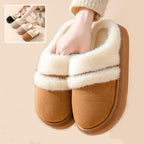 Fashion Warm Cotton Slippers with Thick Non-Slip