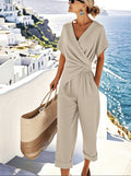 Irregular Pleated Two-Piece Set