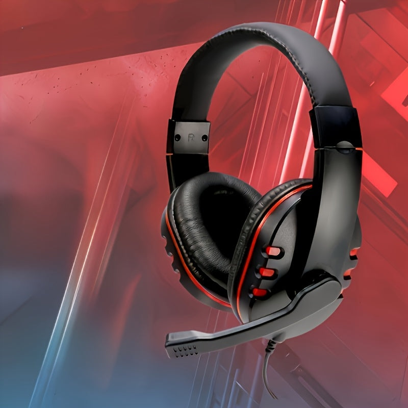 for geekbeast Wired Headset with Microphone - Over-Ear Gaming Headphones Compatible with PS5/PS4/Xbox One/Switch/PC/Smartphone/Tablets, - (No Station), Noise Isolation & Clear Voice Chat for PC, Console, Computer Gaming & for