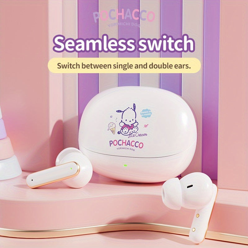 Sanrio Q58.42 cm-Ear Headphones, Wireless Wireless, Cute And Lightweight, Perfect for Sports, Workouts, Travel, And Birthday Gifts