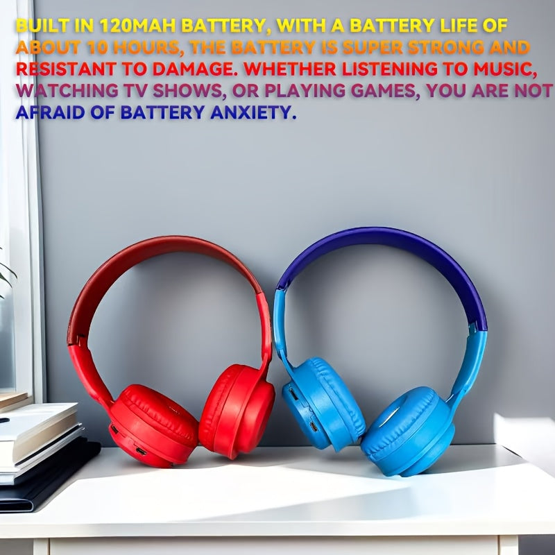 Gift Pick! Lightweight Wireless Over-Ear Headphones - The All-in-One Upgrade for Gaming, Music, Online Classes, and Meetings. Featuring Upgraded Wireless Connectivity for Lossless Sound Quality and a High-definition Pickup Mi