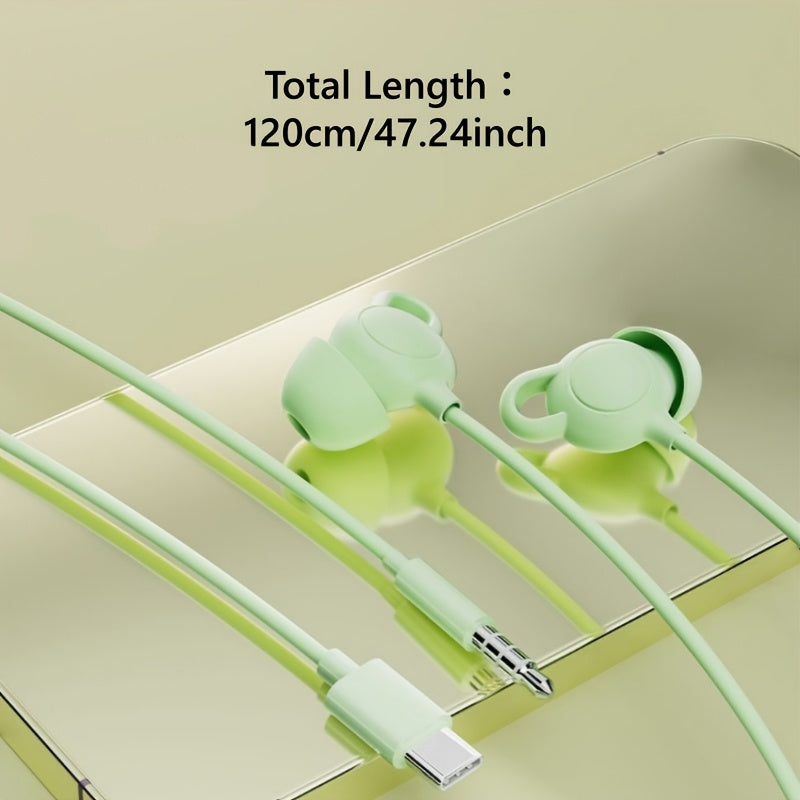 Lenovo YF44 3.5mm Comfort-Fit Wired Earphones | Ideal for Relaxation and Daily Use, Features Cloud-Like Silicone Material and 6mm High-Definition Speaker, Perfect for Indoor Rest and Long-Time Comfort