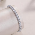 Luxury Mossan Diamond S925 Silver Tennis Bracelet