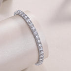Luxury Mossan Diamond S925 Silver Tennis Bracelet
