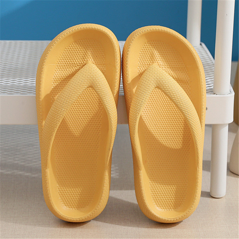 Clip Toe EVA Non-Slip Slippers Thick Bottom Bathroom Flip Flops