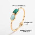 Vintage Geometric Textured Cuff Bracelet