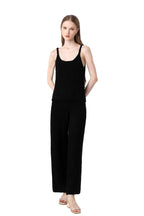 Plush Halter Wide-Leg Lounge Set