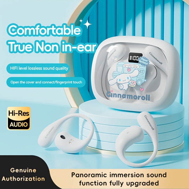 Sanrio X91.44 cm-Ear Headphones, Wireless Wireless, Pacha Dog, Hello Kitty, My Melody, Cute And Compact, Perfect for Women'S Birthday Gifts And Everyday Use