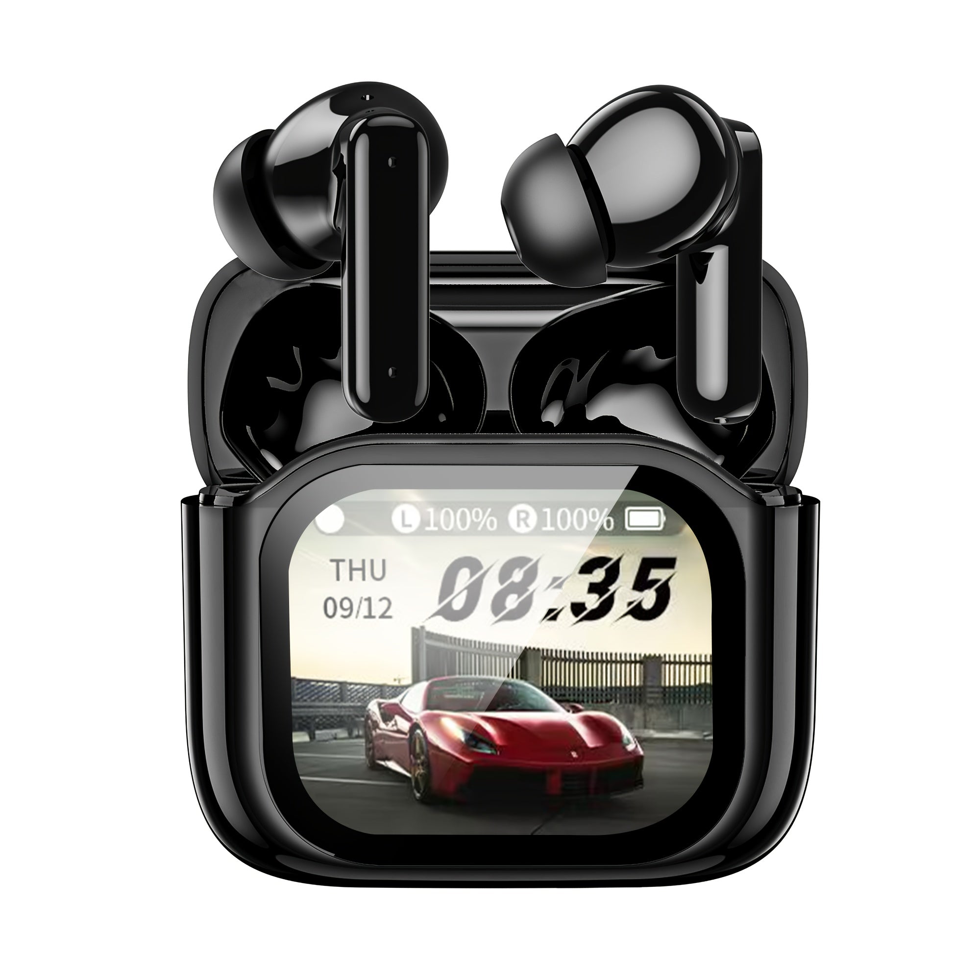 Free Translation in 144 Languages, Simultaneous Interpretation with Dual-Ear Mode, On-Site Recording, Featuring a Digital LED Battery Display, TWS In-Ear Headphones with ANC And ENC Noise Reduction, Built-In Capacitive Microp