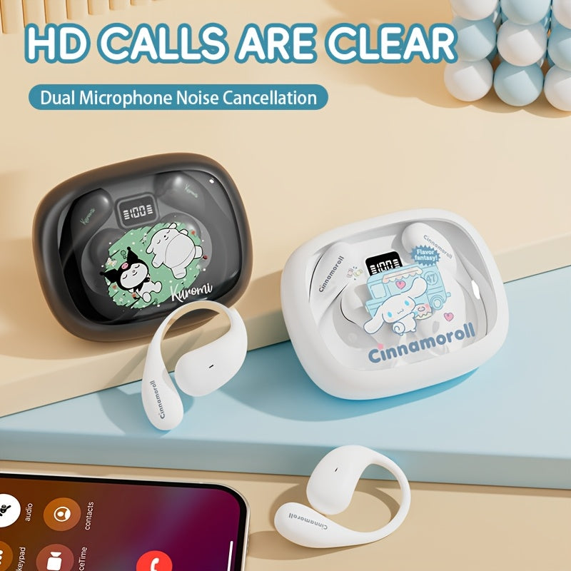 Sanrio X91.44 cm-Ear Headphones, Wireless Wireless, Pacha Dog, Hello Kitty, My Melody, Cute And Compact, Perfect for Women'S Birthday Gifts And Everyday Use