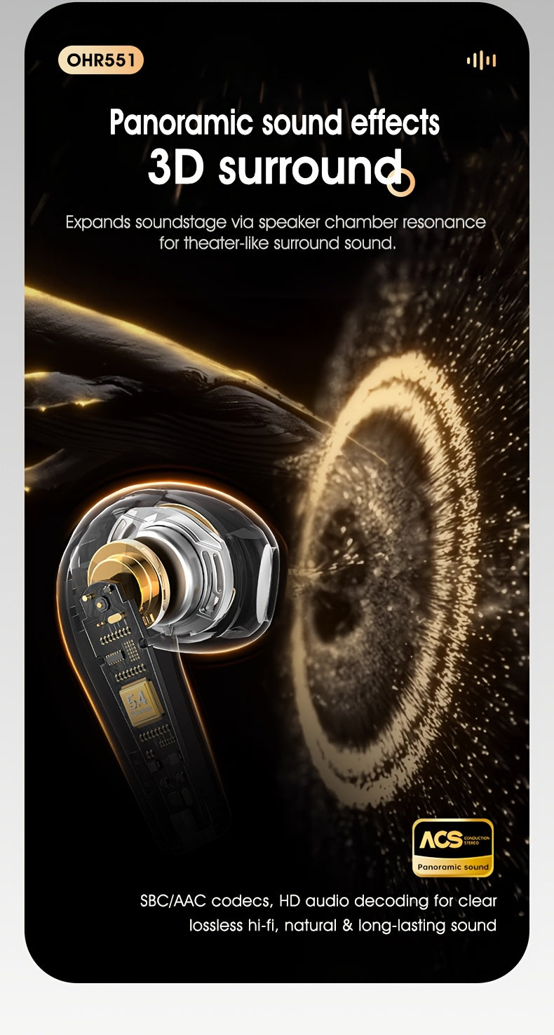 Acer TWS Wireless Earbuds with Deep Bass Stereo Sound + Call Noise Reduction, Long Battery Life, In-Ear Design for Sports And Running, Low Latency Gaming Mode, HIFI Audio, Lightweight Touch Control Design, Stylish Appearance