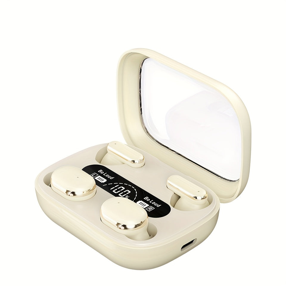 2025 New Design True Wireless In-Ear Couple Fashion Double Headphones Mini Couple Music Game HIFI Bass Stereo Headphones for Headphones Smart Headphones Halloween Gifts