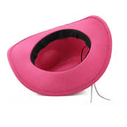 Classic Woolen Felt Cowboy Hat with Minimalist Accent Band