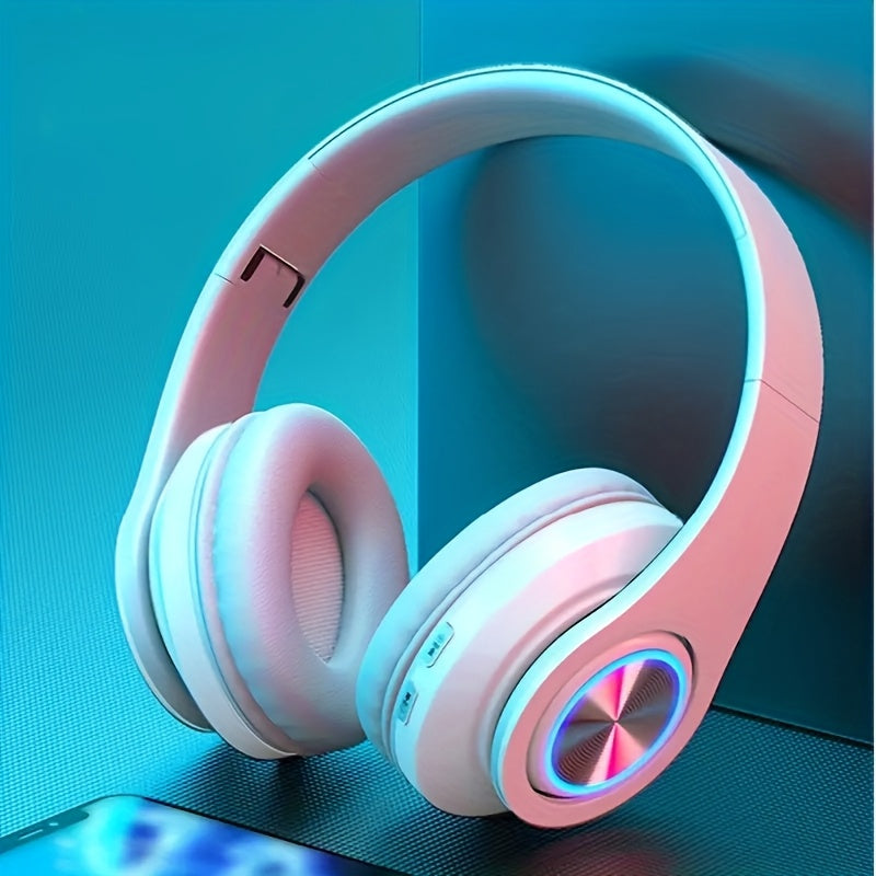 Wireless Headphones with a Built-In Microphone, USB-C Charging, Stretchable And Foldable for Portability, Compatible with Phones And Tablets, Stylish Headphones, Gaming Headphones, Popular Among Both And