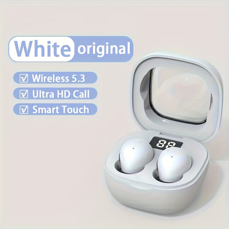 2026 new true wireless music headset game headset video HD calling headset, suitable for Android and iPhone phones, sports headphones, smart headphones, Halloween gifts, game headphones, sports headphones.