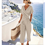 Irregular Pleated Two-Piece Set