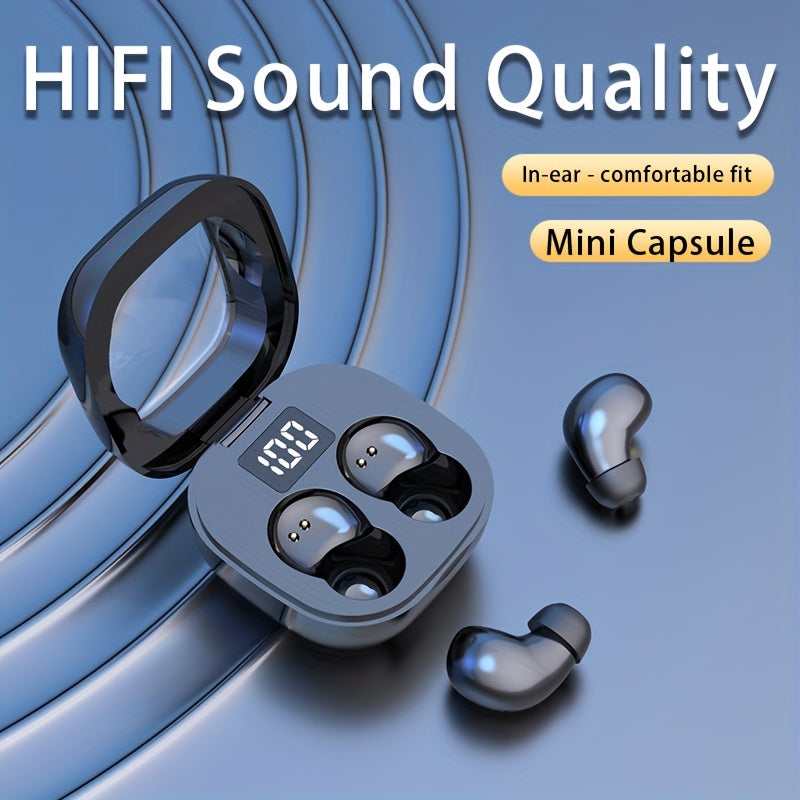 2026 new true wireless music headset game headset video HD calling headset, suitable for Android and iPhone phones, sports headphones, smart headphones, Halloween gifts, game headphones, sports headphones.