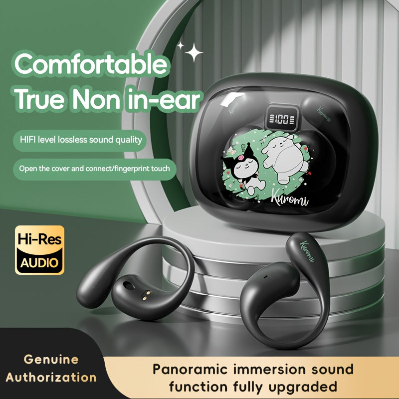 Sanrio X91.44 cm-Ear Headphones, Wireless Wireless, Pacha Dog, Hello Kitty, My Melody, Cute And Compact, Perfect for Women'S Birthday Gifts And Everyday Use