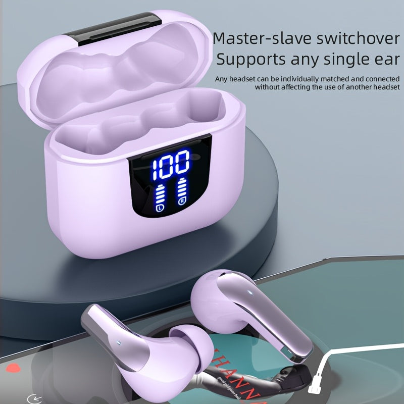 New Style True Wireless music in-Ear Headphones couples sports mini Earbuds video TWS 9D HIFI Stereo HD calling Stereo Cortical Earphones for Android for iphone music Cellphone smart Earpieces headphones