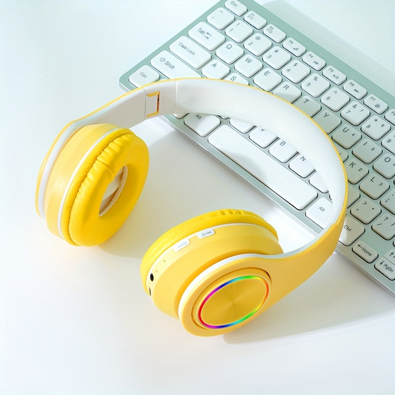 Wear wireless headphones, enjoy good sound quality music, high cost-effectiveness, long battery life, fashionable gaming wireless headphones