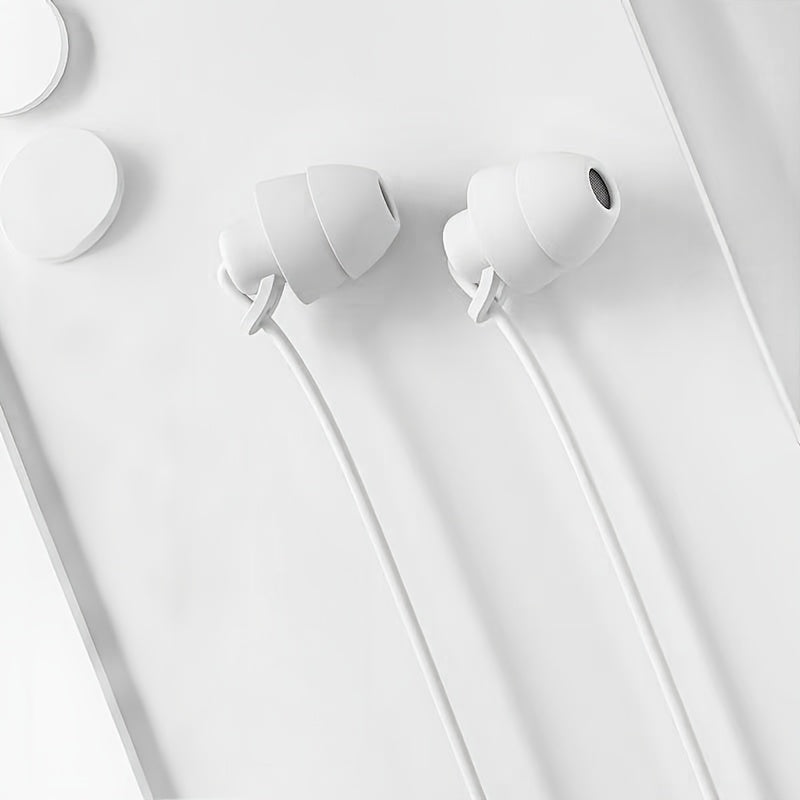 ASMR Sleep Aid Wired Earphones, In-Ear Design for Side Sleeping with Sound Isolation And Noise Reduction, Compatible with Phones, Computers, Gaming, Karaoke, Featuring Inline Controls with a Microphone, High Sound Quality, Ca