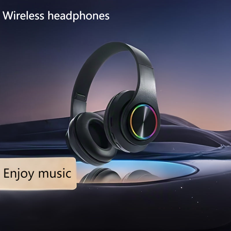 Wireless Headphones with a Built-In Microphone, USB-C Charging, Stretchable And Foldable for Portability, Compatible with Phones And Tablets, Stylish Headphones, Gaming Headphones, Popular Among Both And